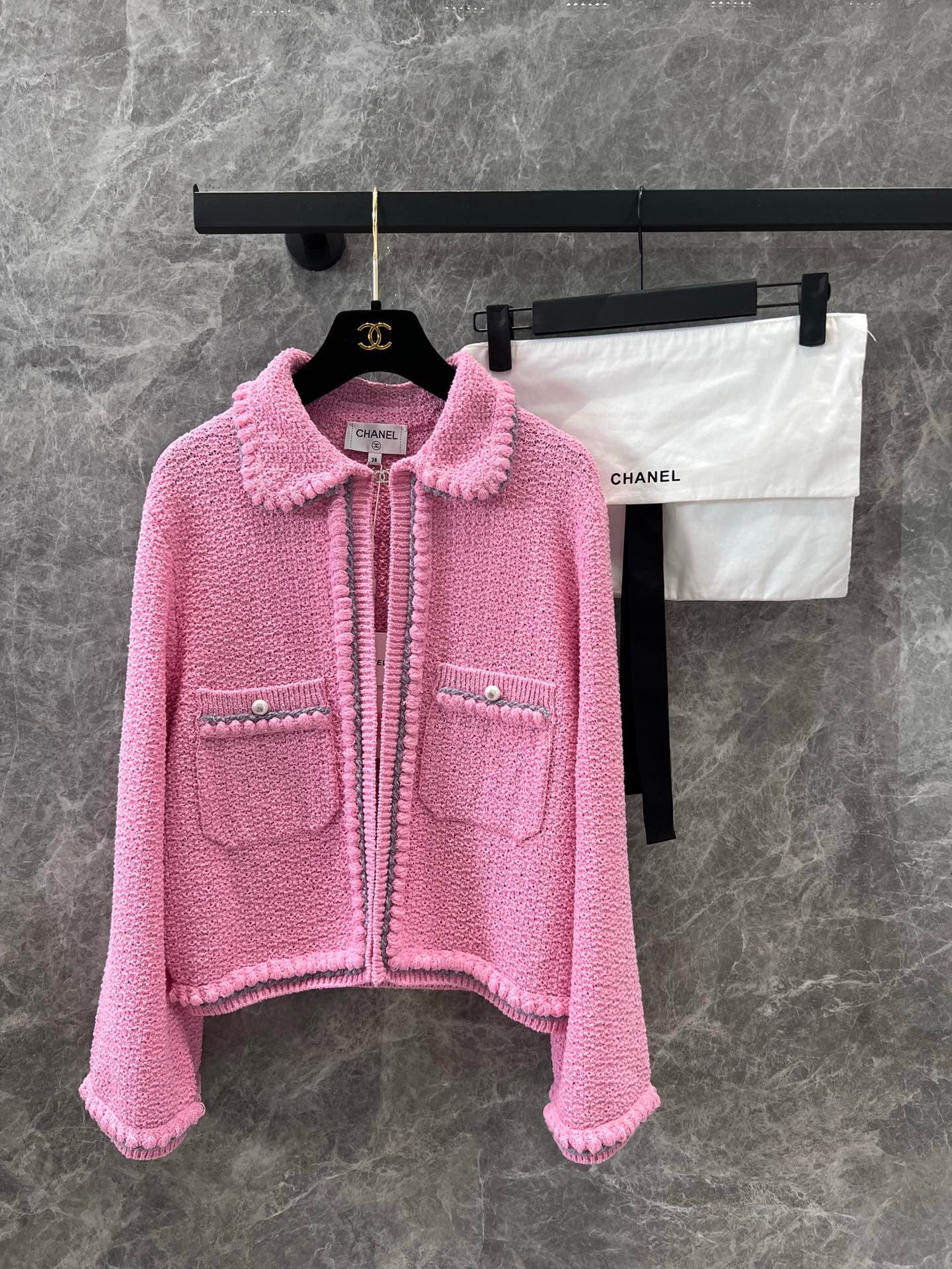 Chan 25ss knitted jacket