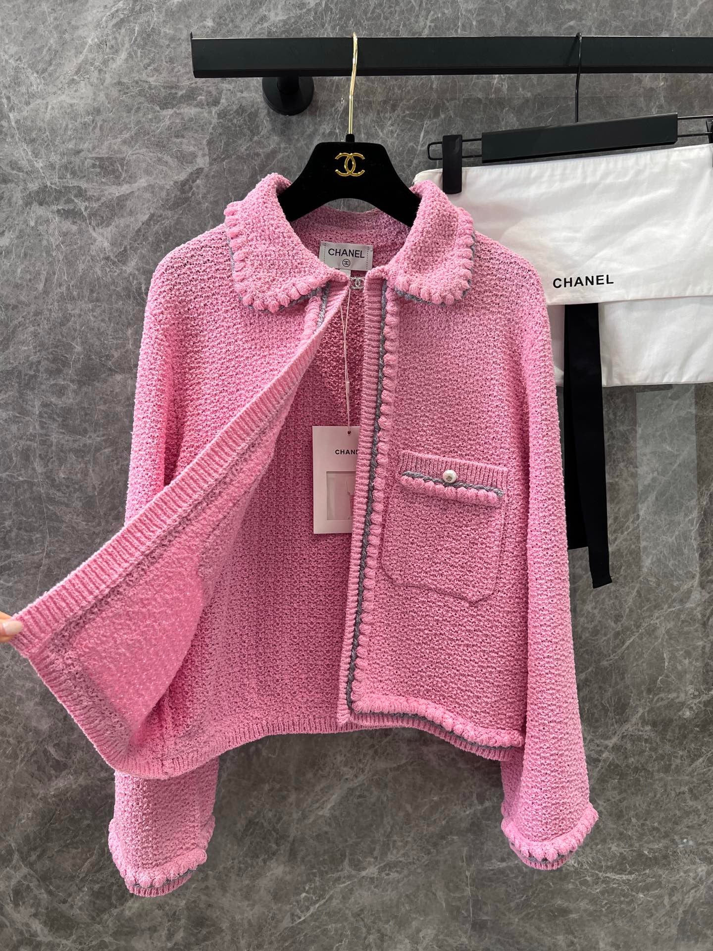 Chan 25ss knitted jacket