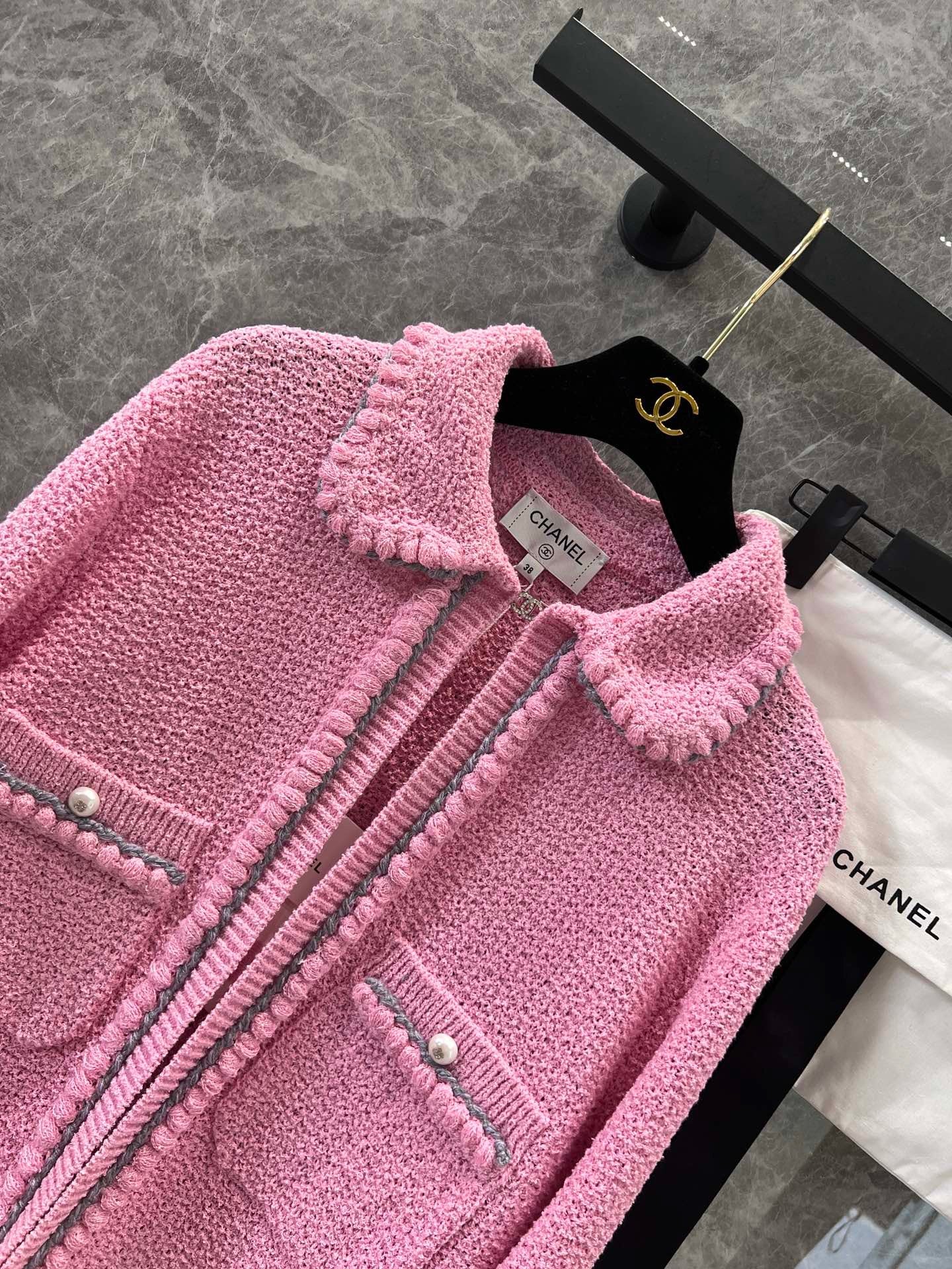 Chan 25ss knitted jacket