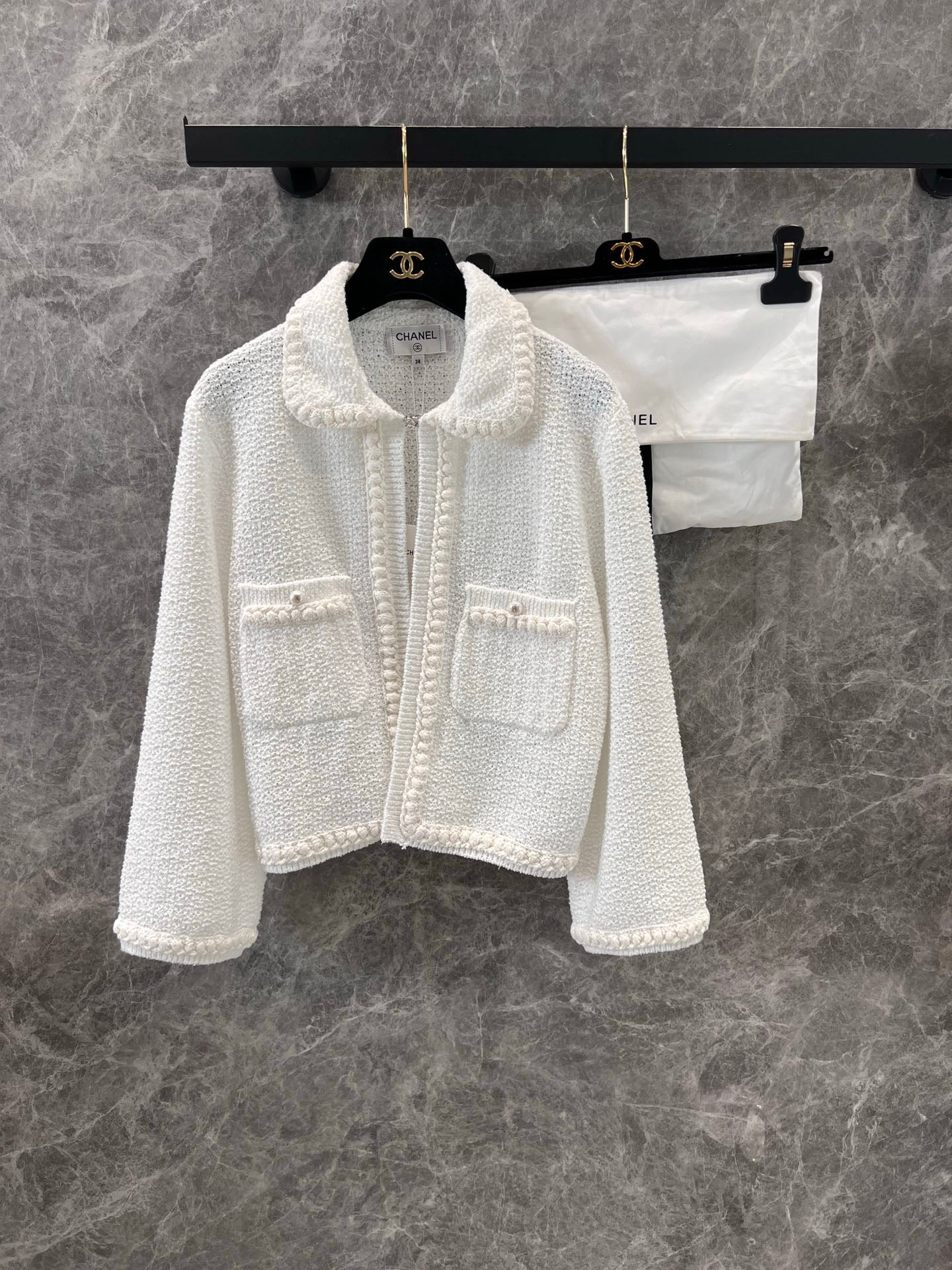 Chan 25ss knitted jacket