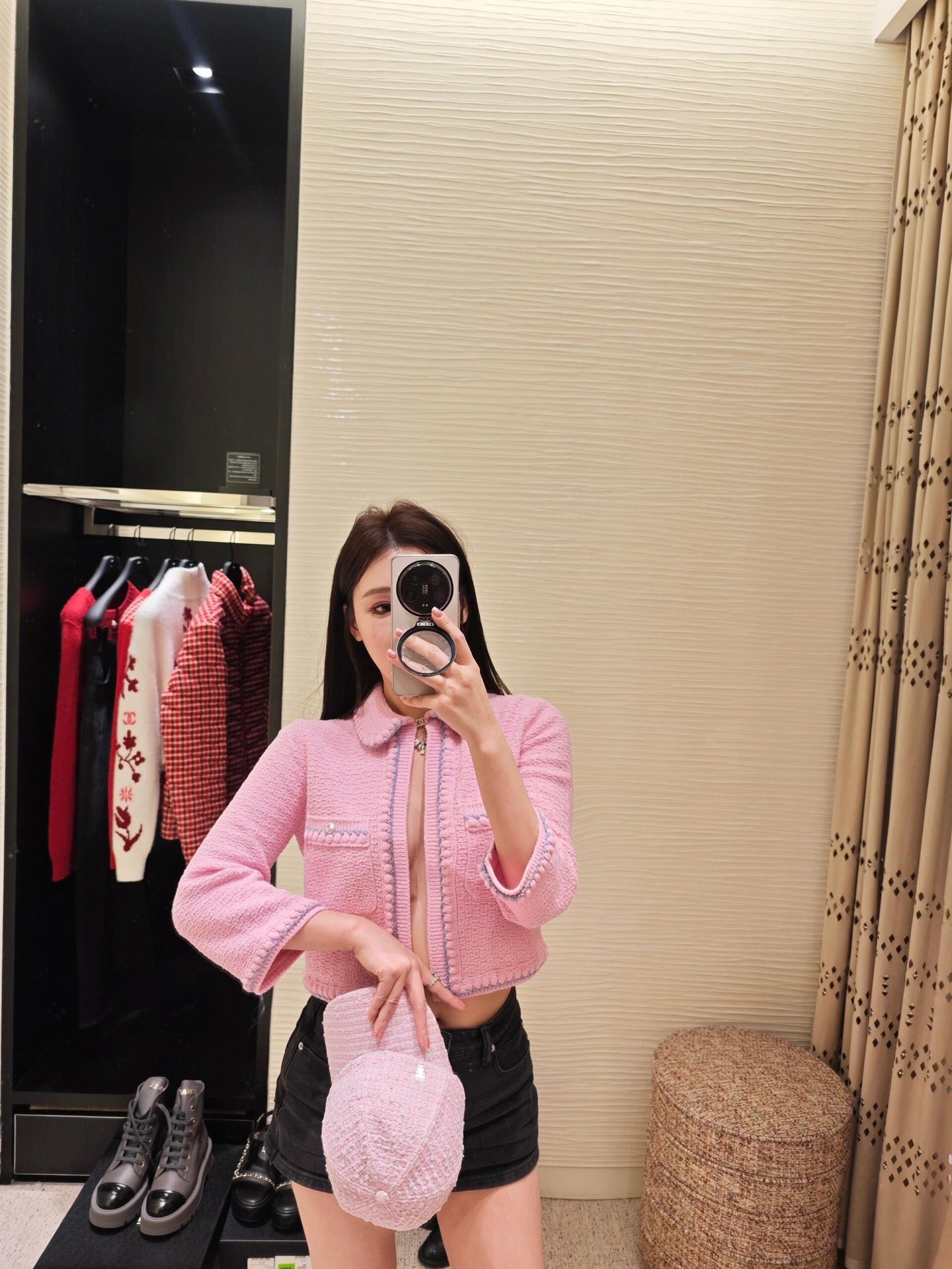Chan 25ss knitted jacket
