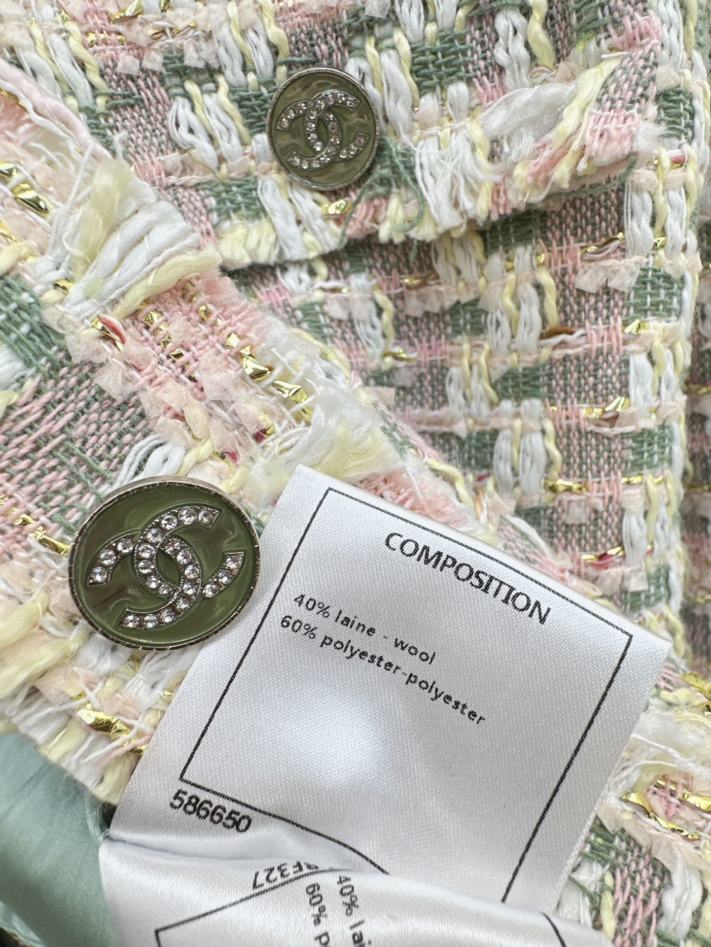 ch 24fw woven blazer