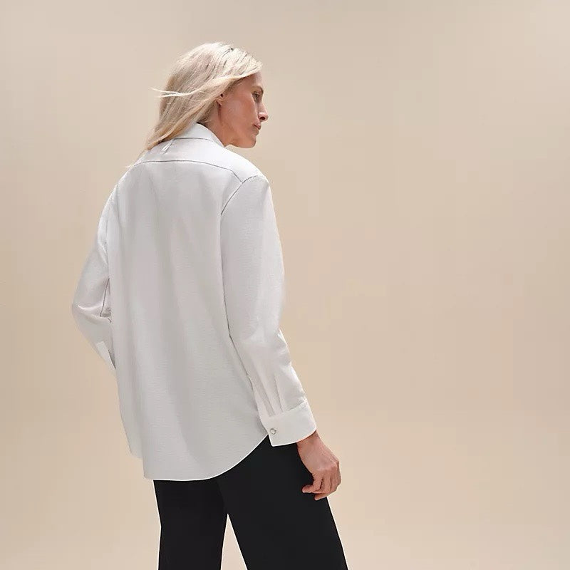 herm 25ss jacquard buttons shirt