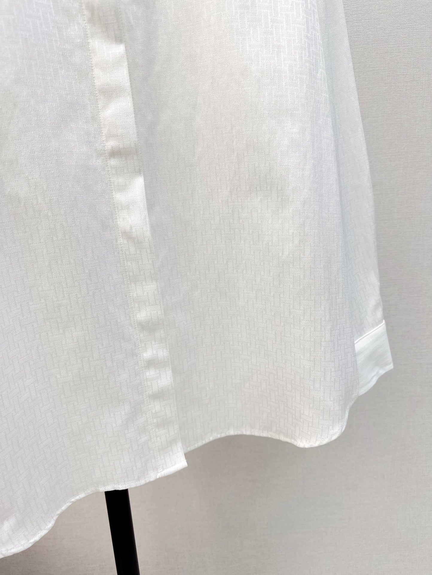herm 25ss jacquard buttons shirt