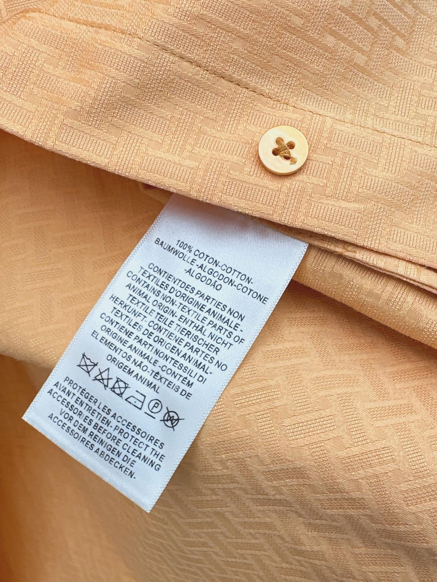 herm 25ss jacquard buttons shirt