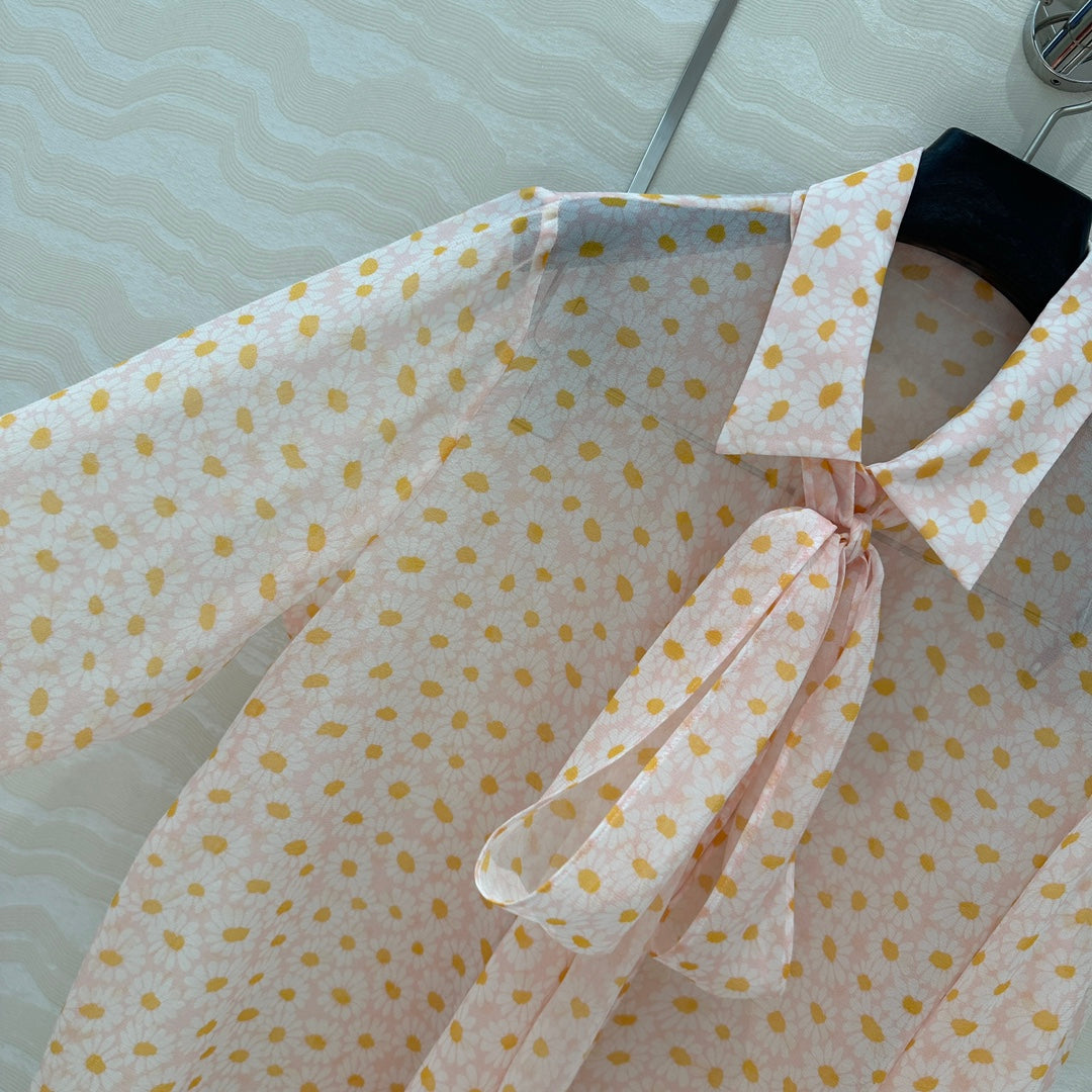guc 25ss silk buttons shirt