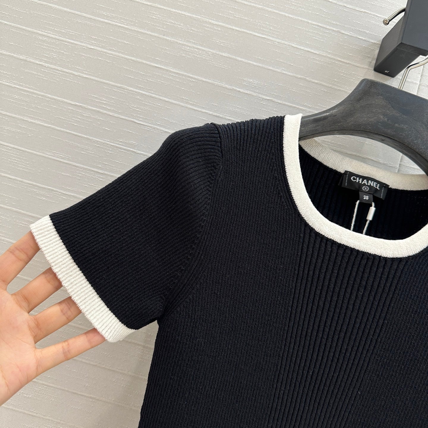 chan 25ss knitted t-shirt