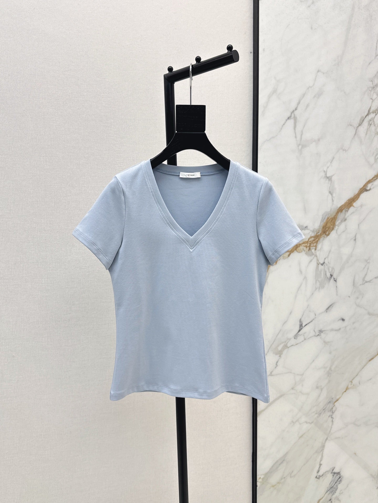 row 25ss V neck t-shirt