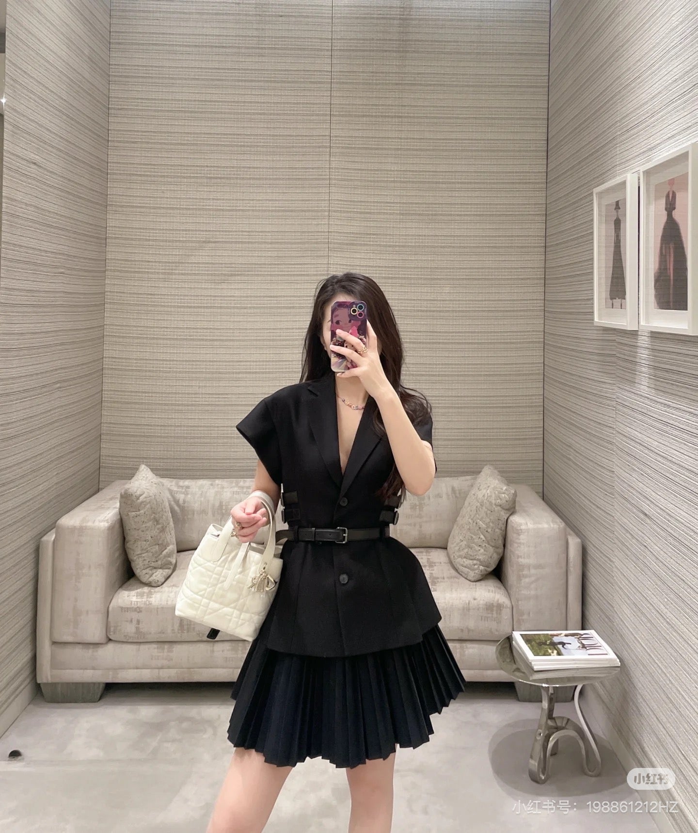 Dio 25ss sleeveless blazer