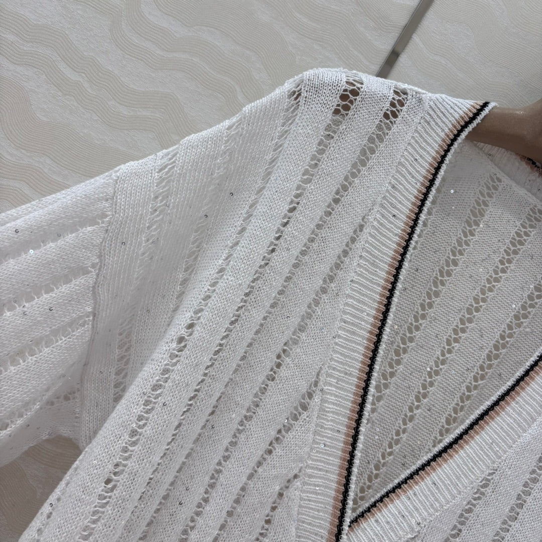 bru 25ss knitted cardigan