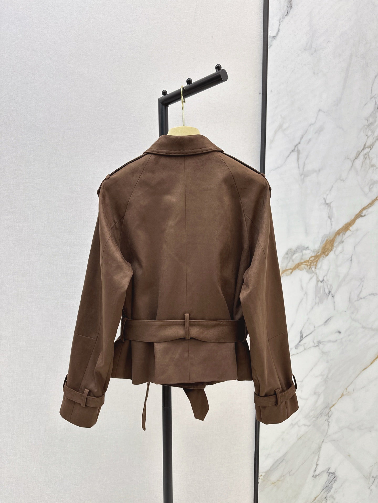 miu 25ss short trench coat
