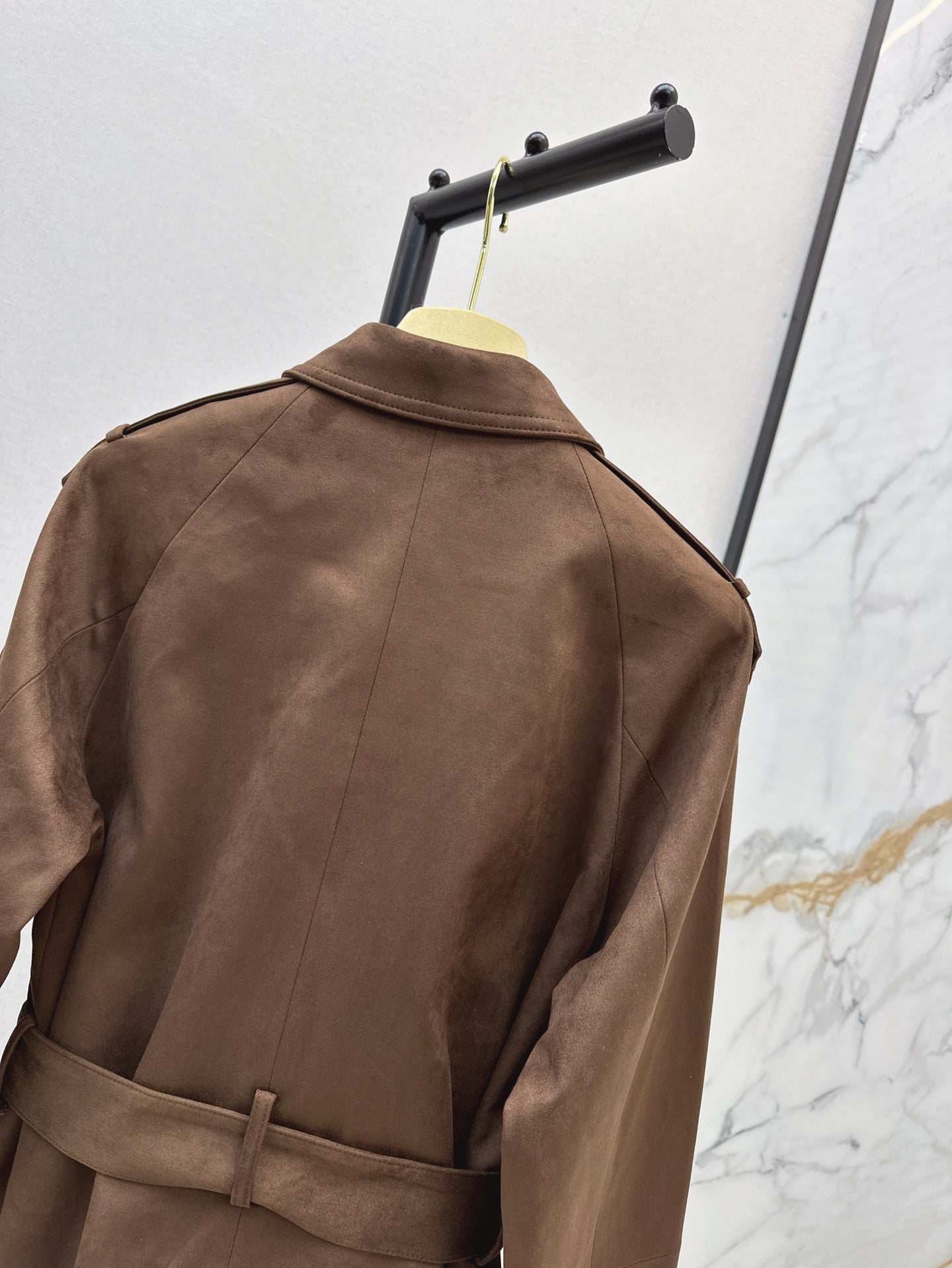 miu 25ss short trench coat