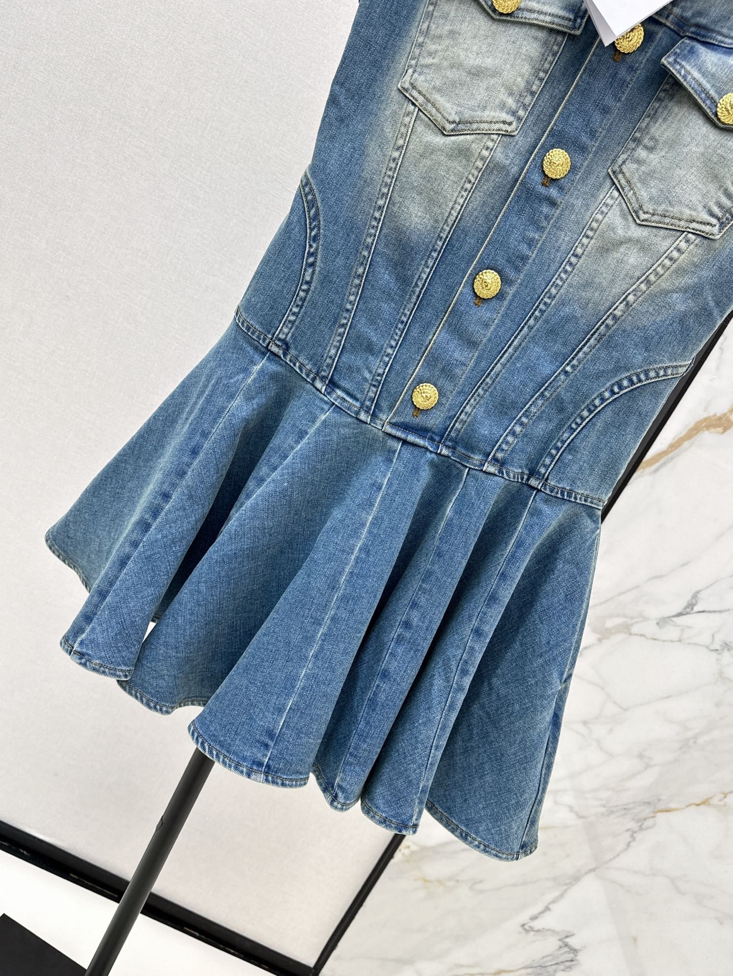 balma 25ss denim shirt dress