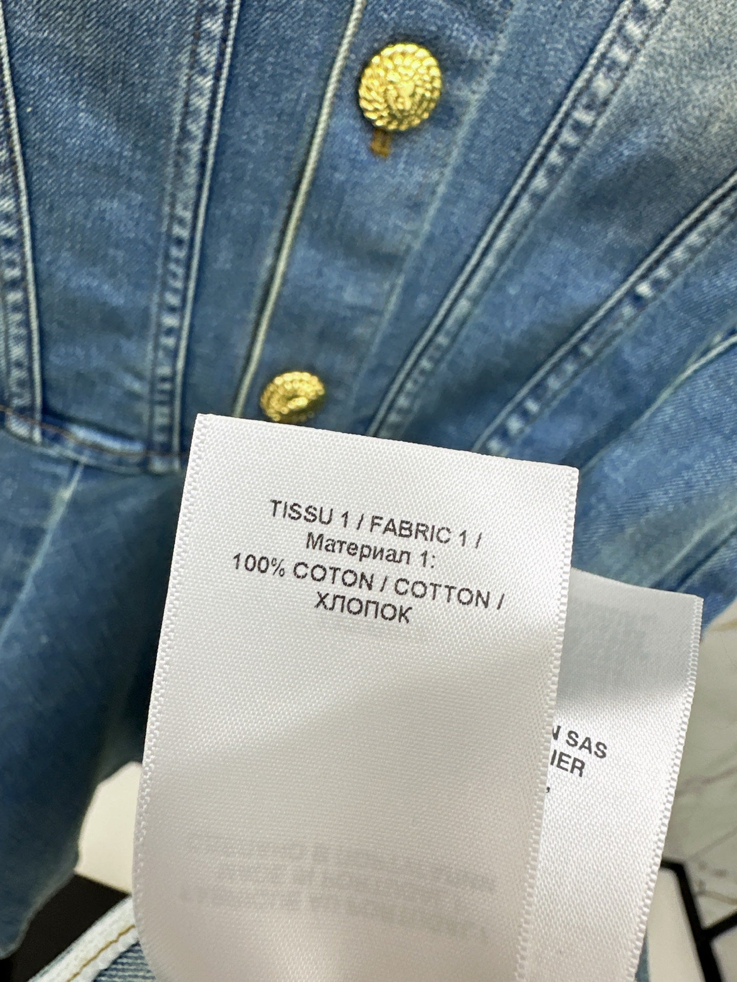 balma 25ss denim shirt dress