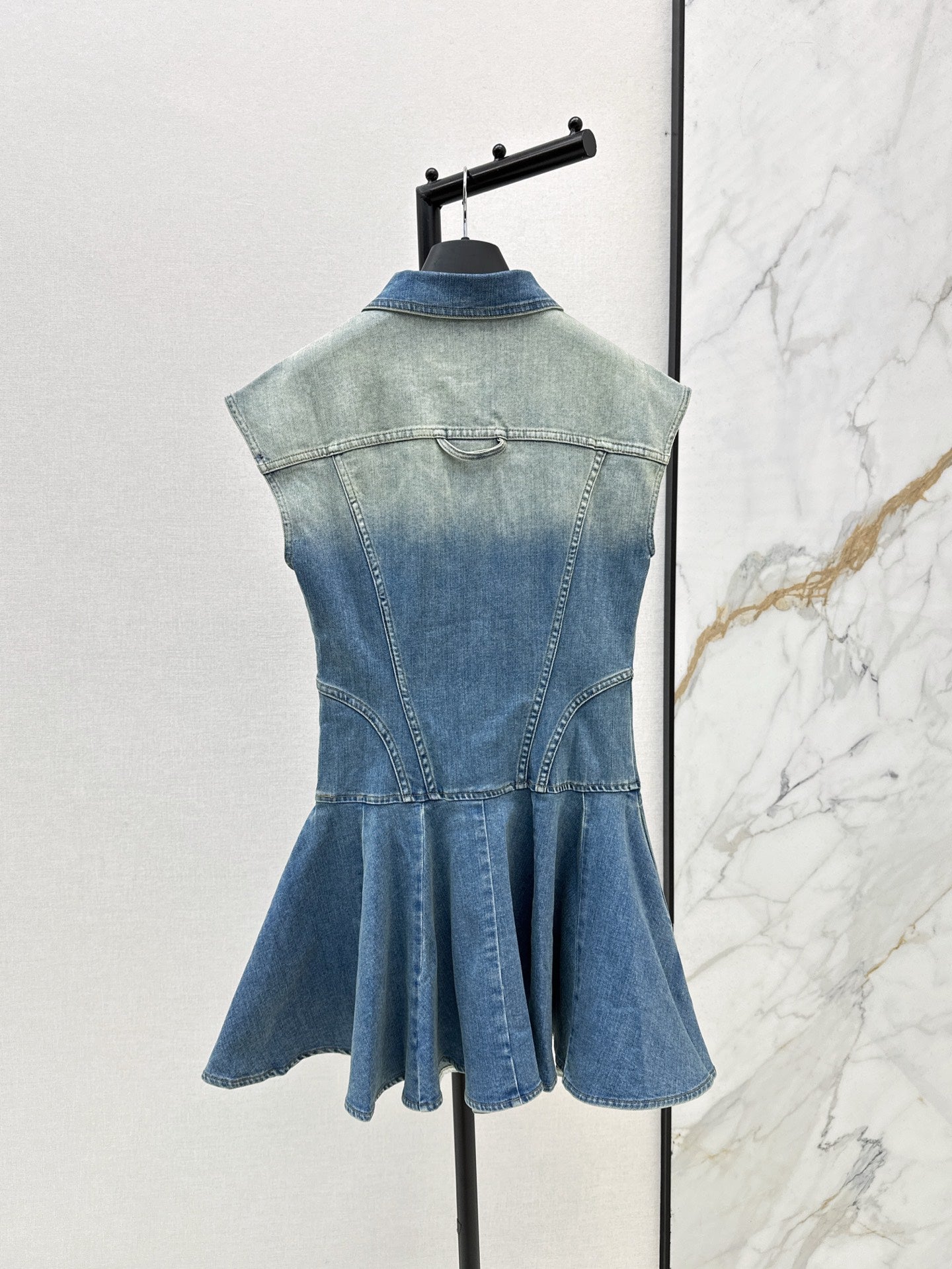 balma 25ss denim shirt dress