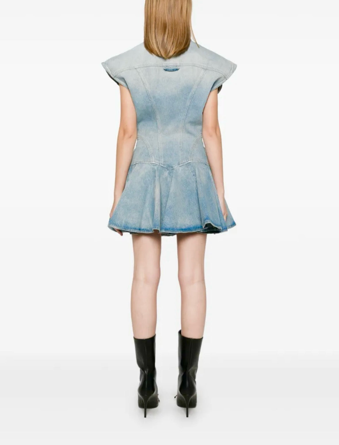 balma 25ss denim shirt dress