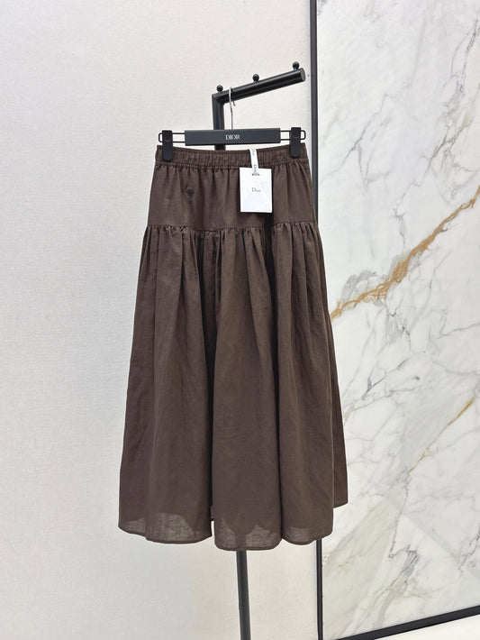 D 25ss embroidered skirt