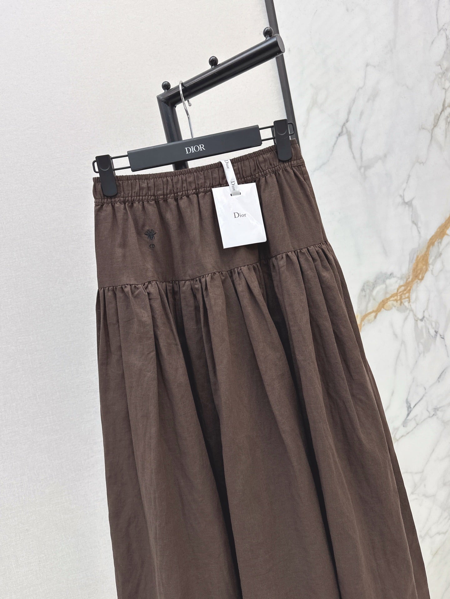 Dio 25ss embroidered skirt