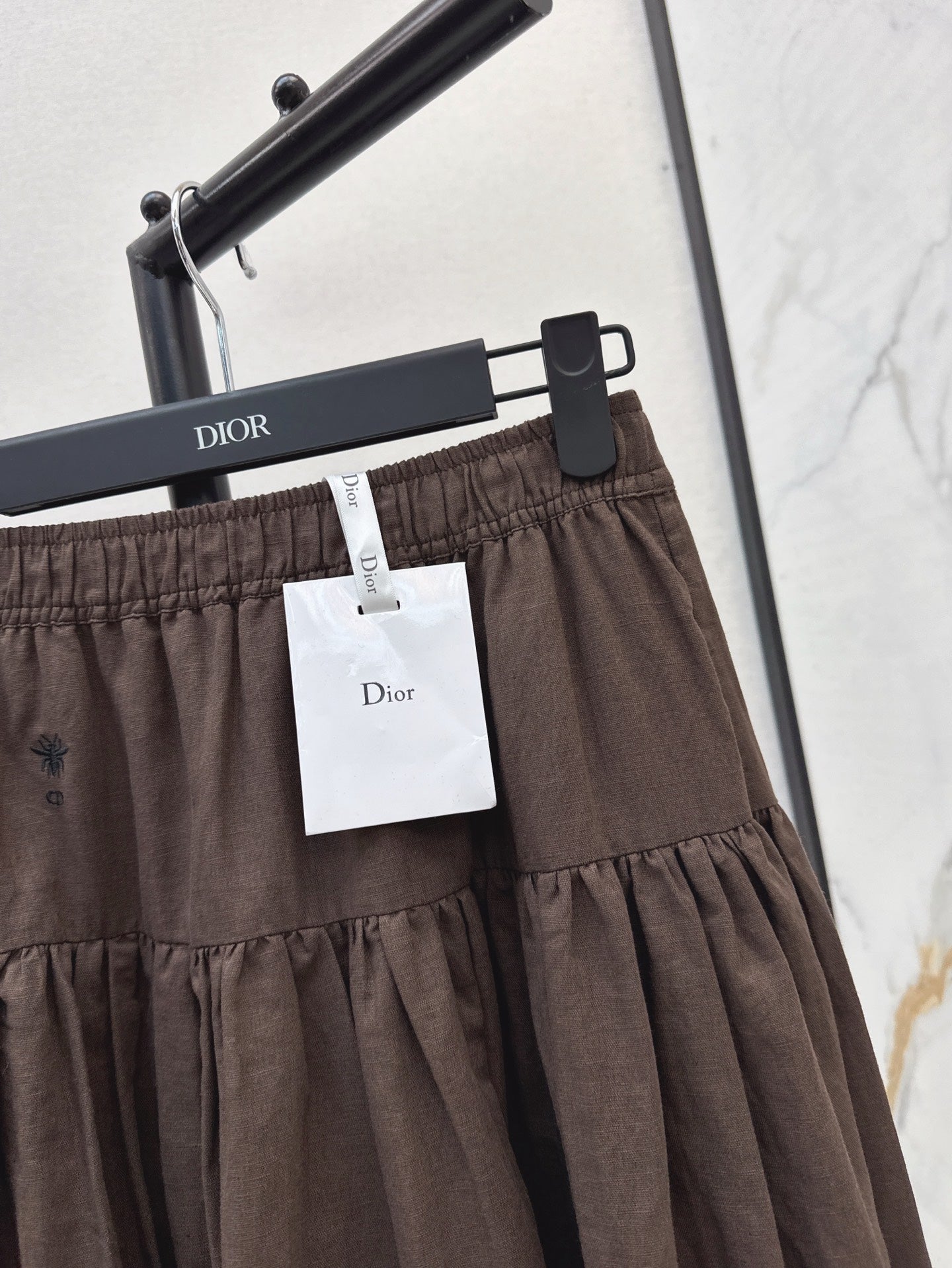 Dio 25ss embroidered skirt