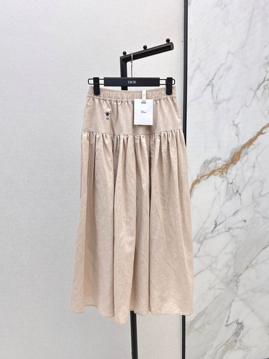 D 25ss embroidered skirt