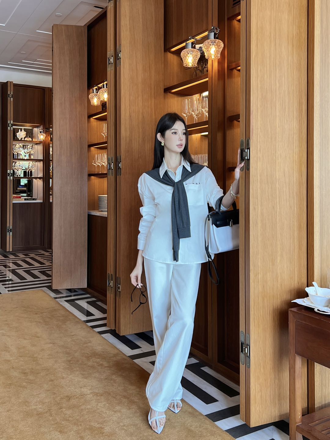 marn 25ss 2piece shirt set