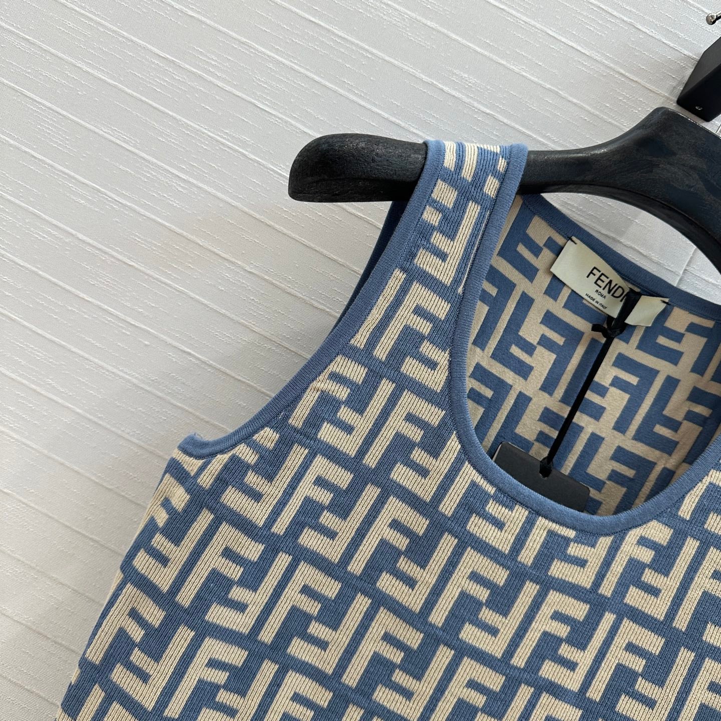Fend 25ss jacquard knitted dress