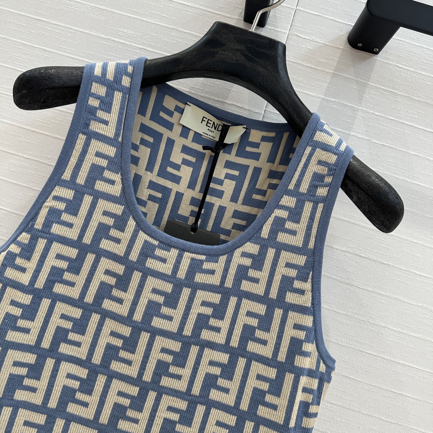 Fend 25ss jacquard knitted dress