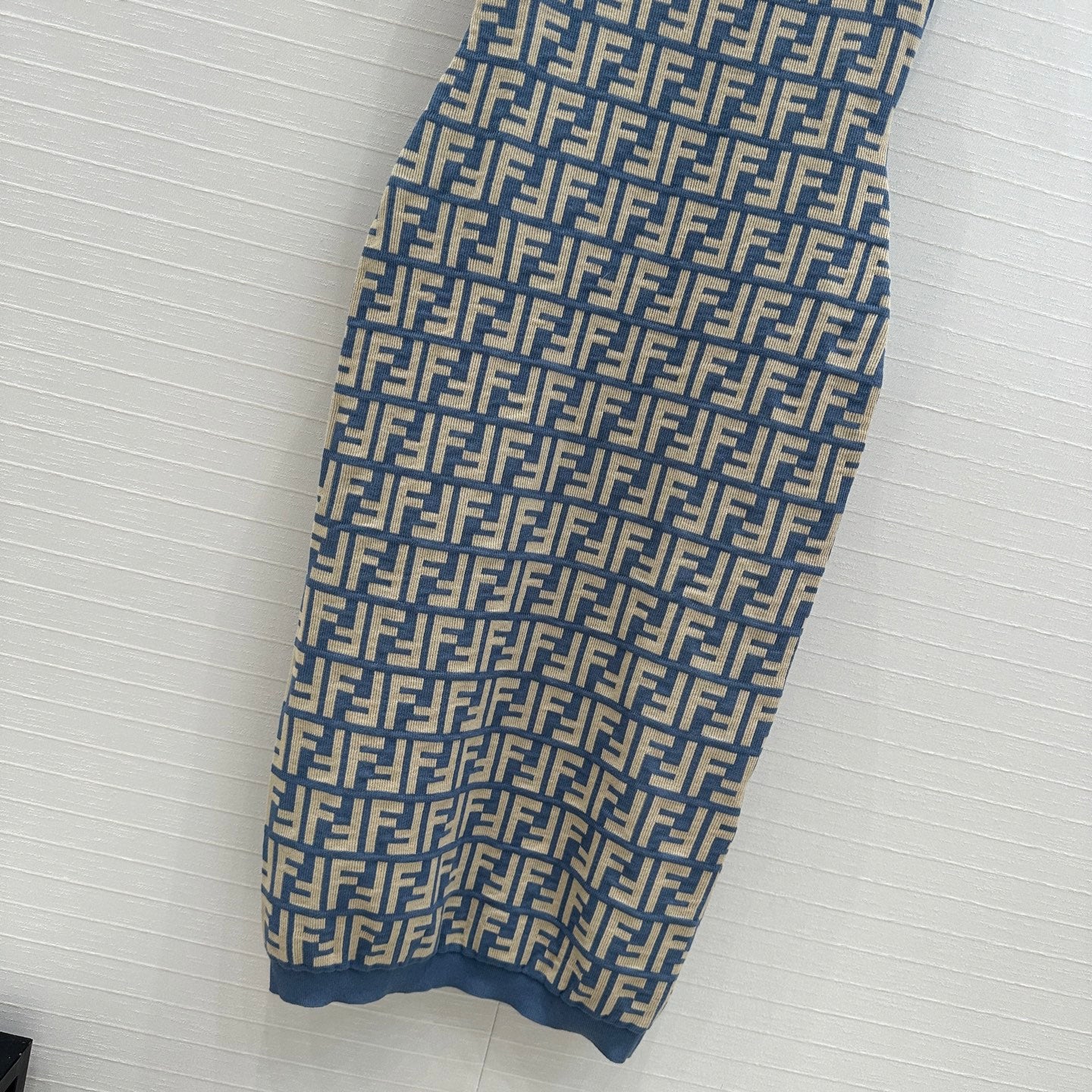 Fend 25ss jacquard knitted dress