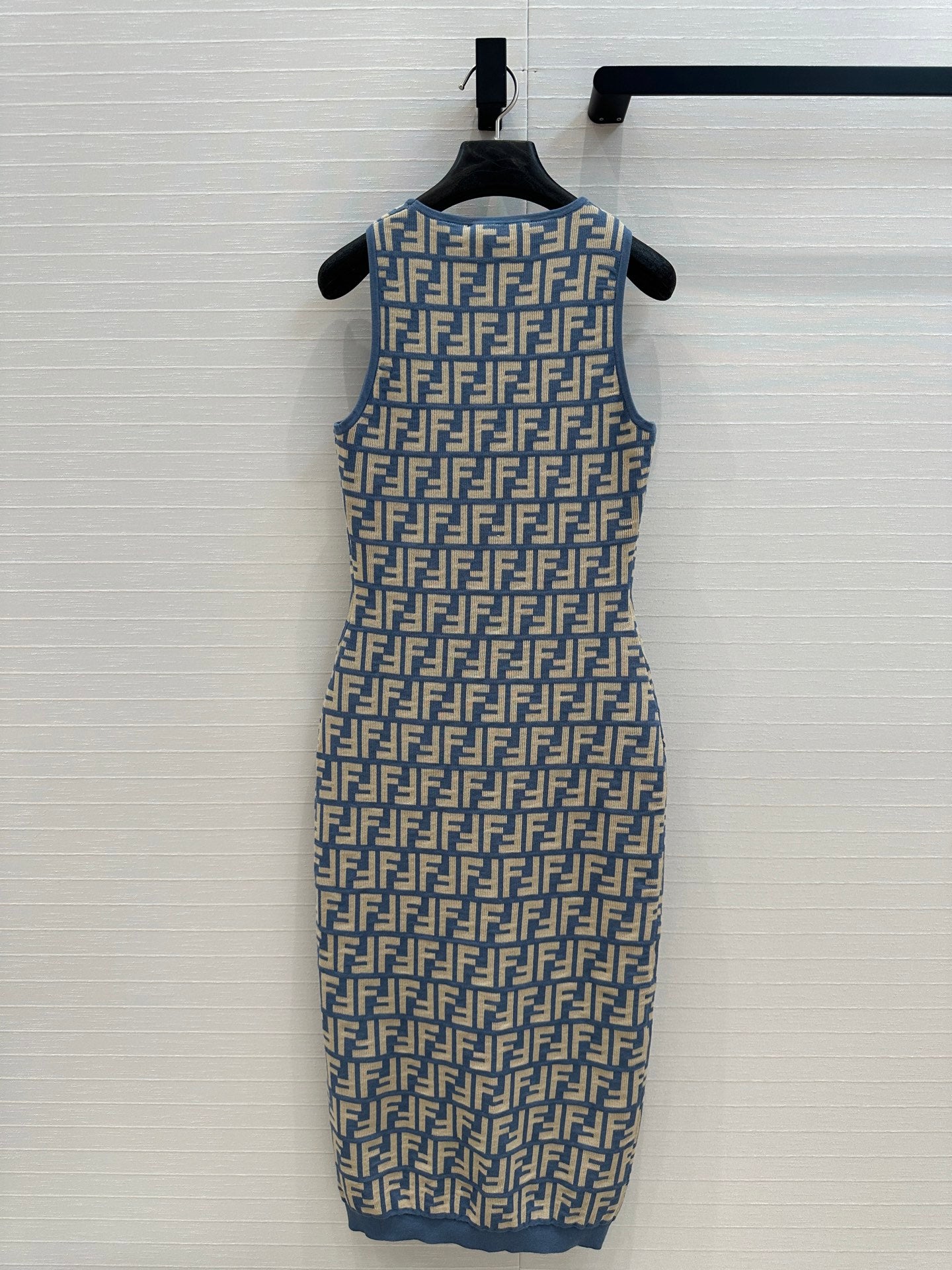 Fend 25ss jacquard knitted dress