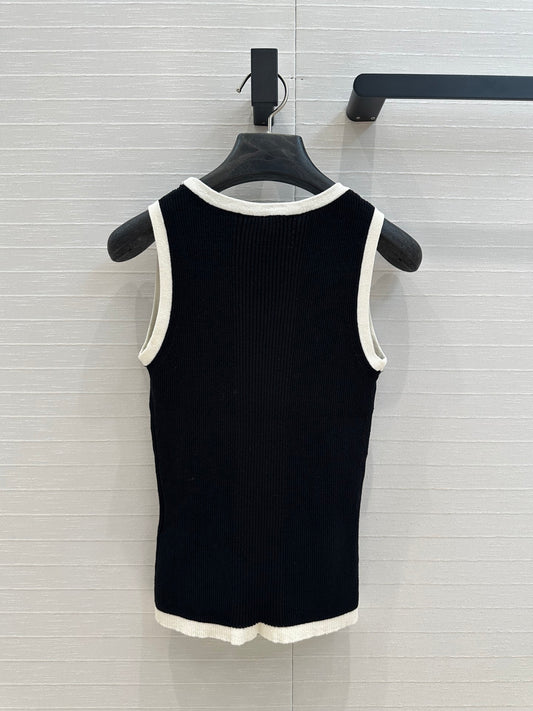 ch 25ss knitted vest