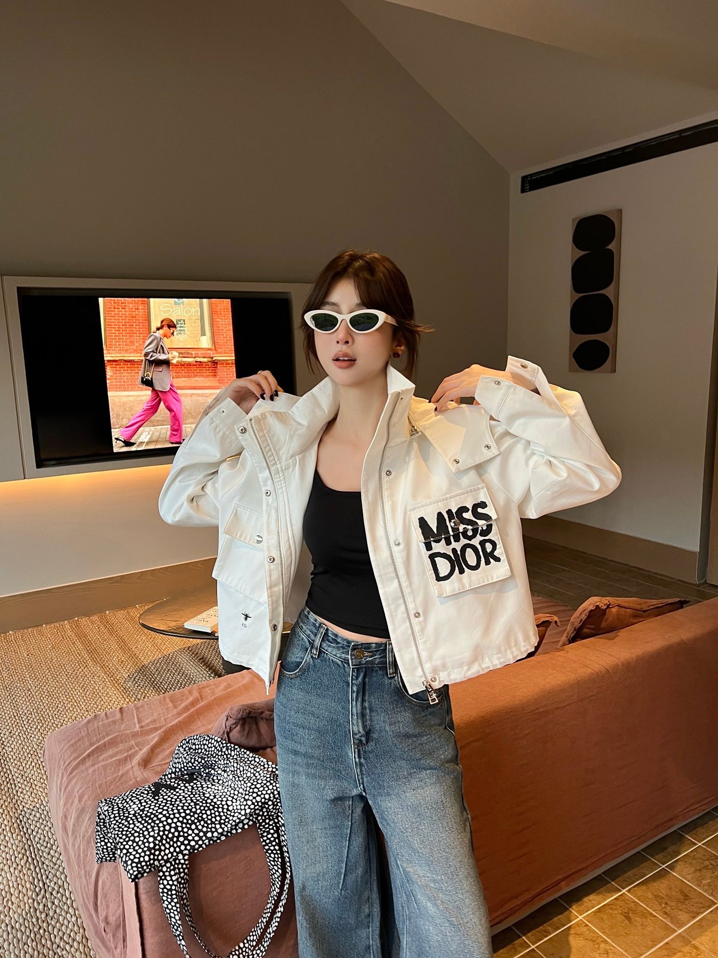 Dio 25ss miss embroidered jacket