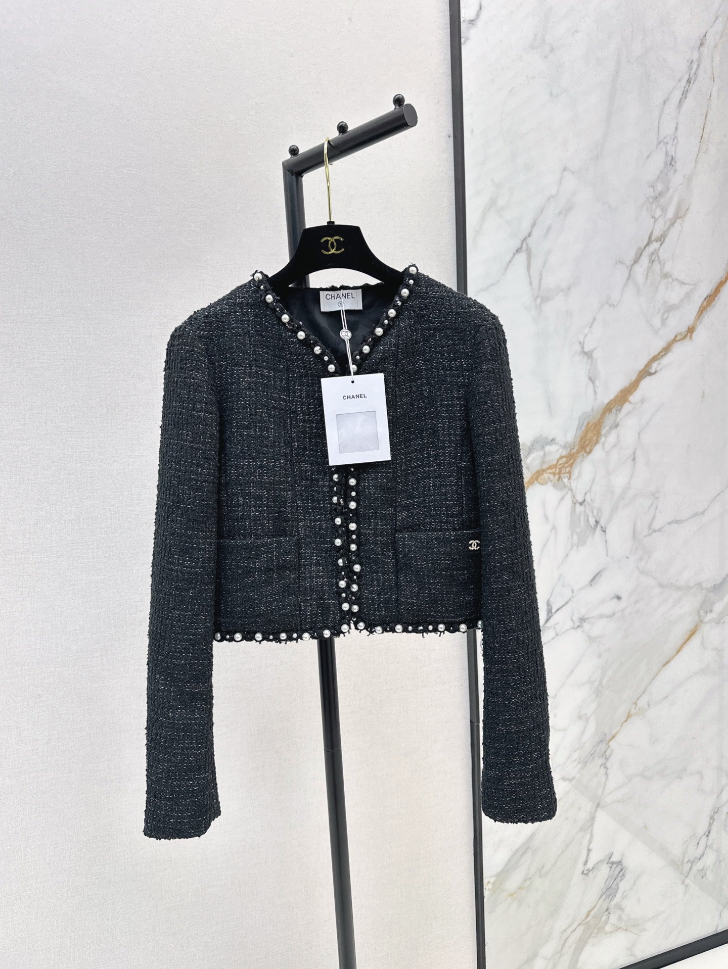 chan 25ss beaded jacket