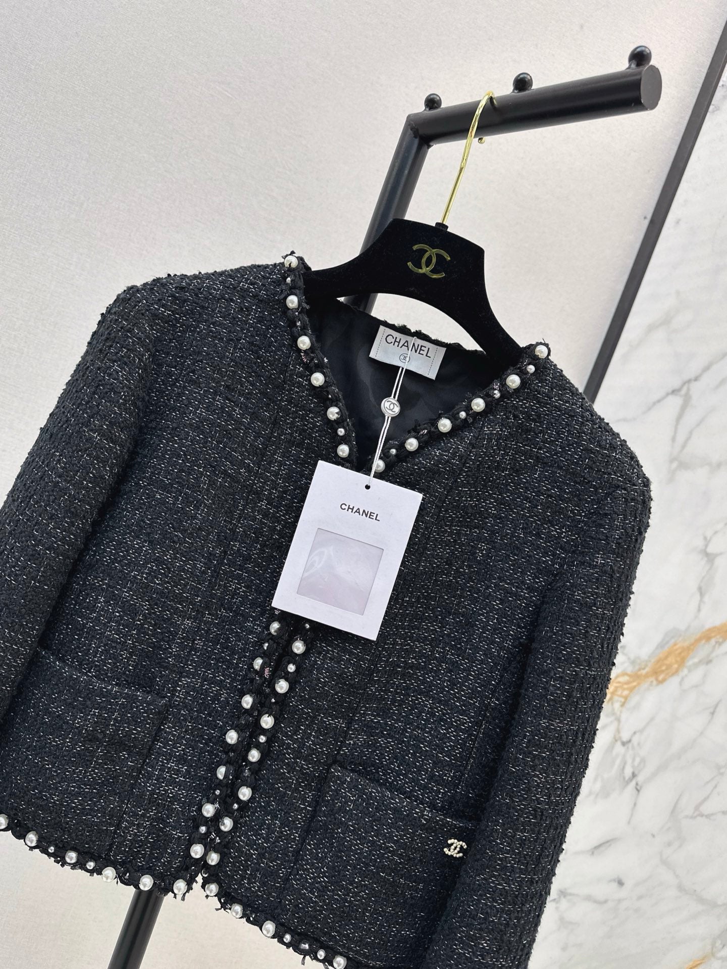 chan 25ss beaded jacket