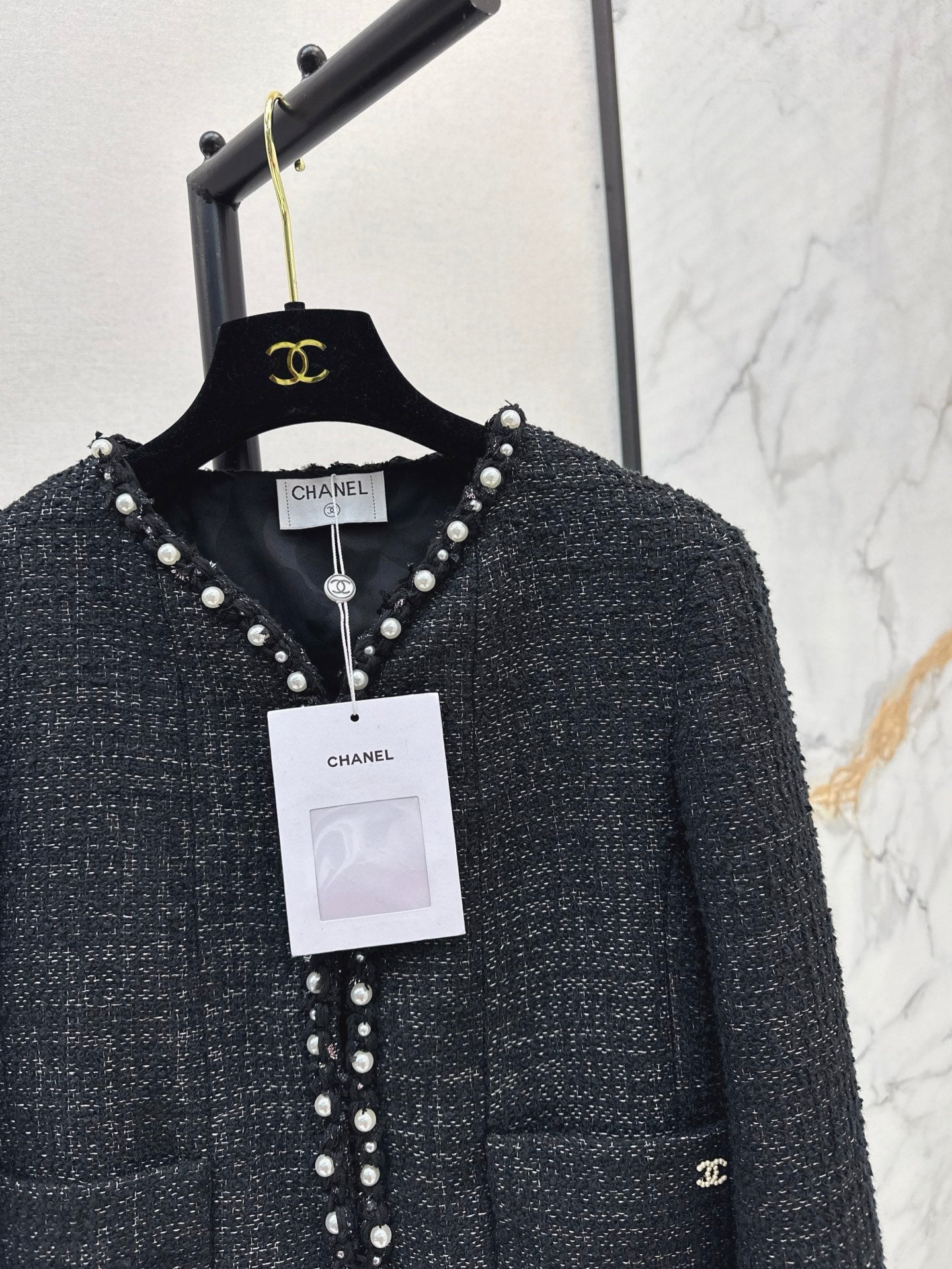 chan 25ss beaded jacket