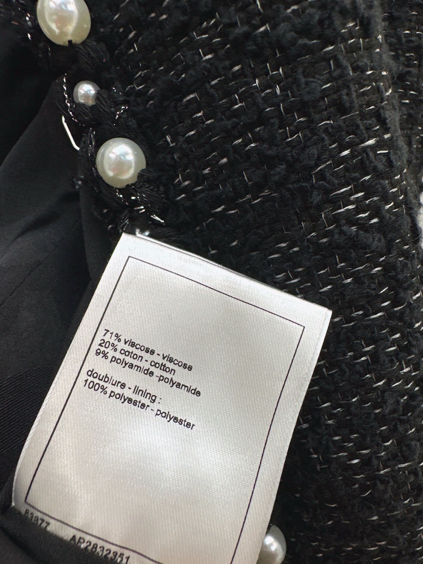 chan 25ss beaded jacket