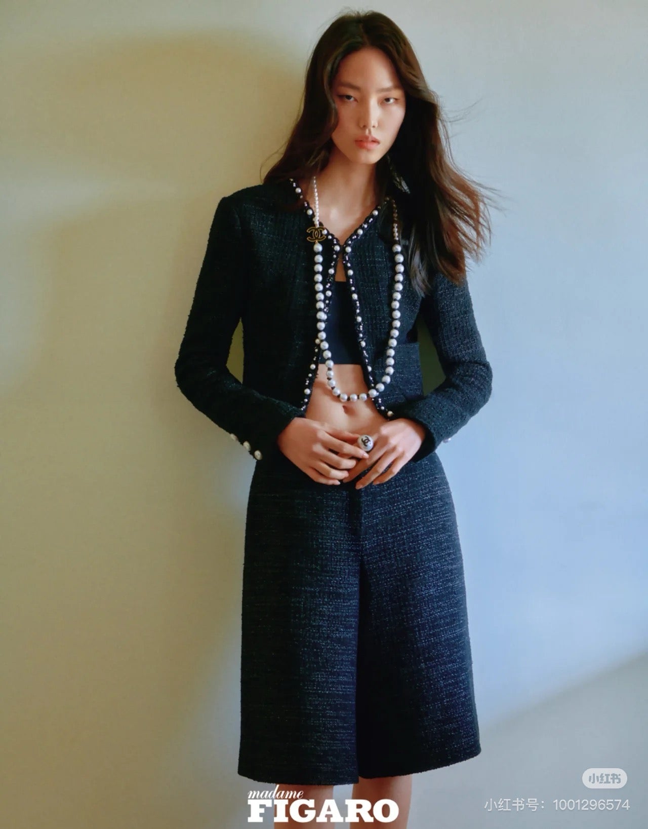 chan 25ss beaded jacket