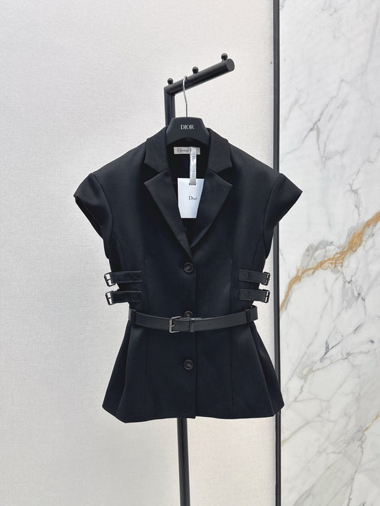 D 25ss sleeveless blazer