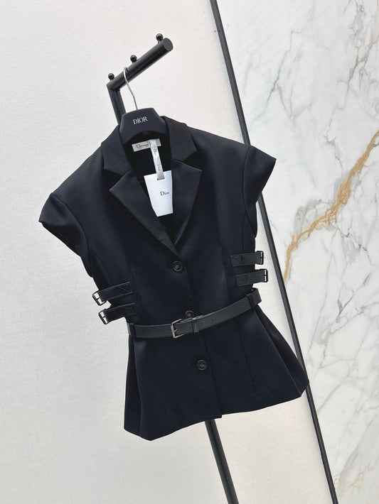 D 25ss sleeveless blazer