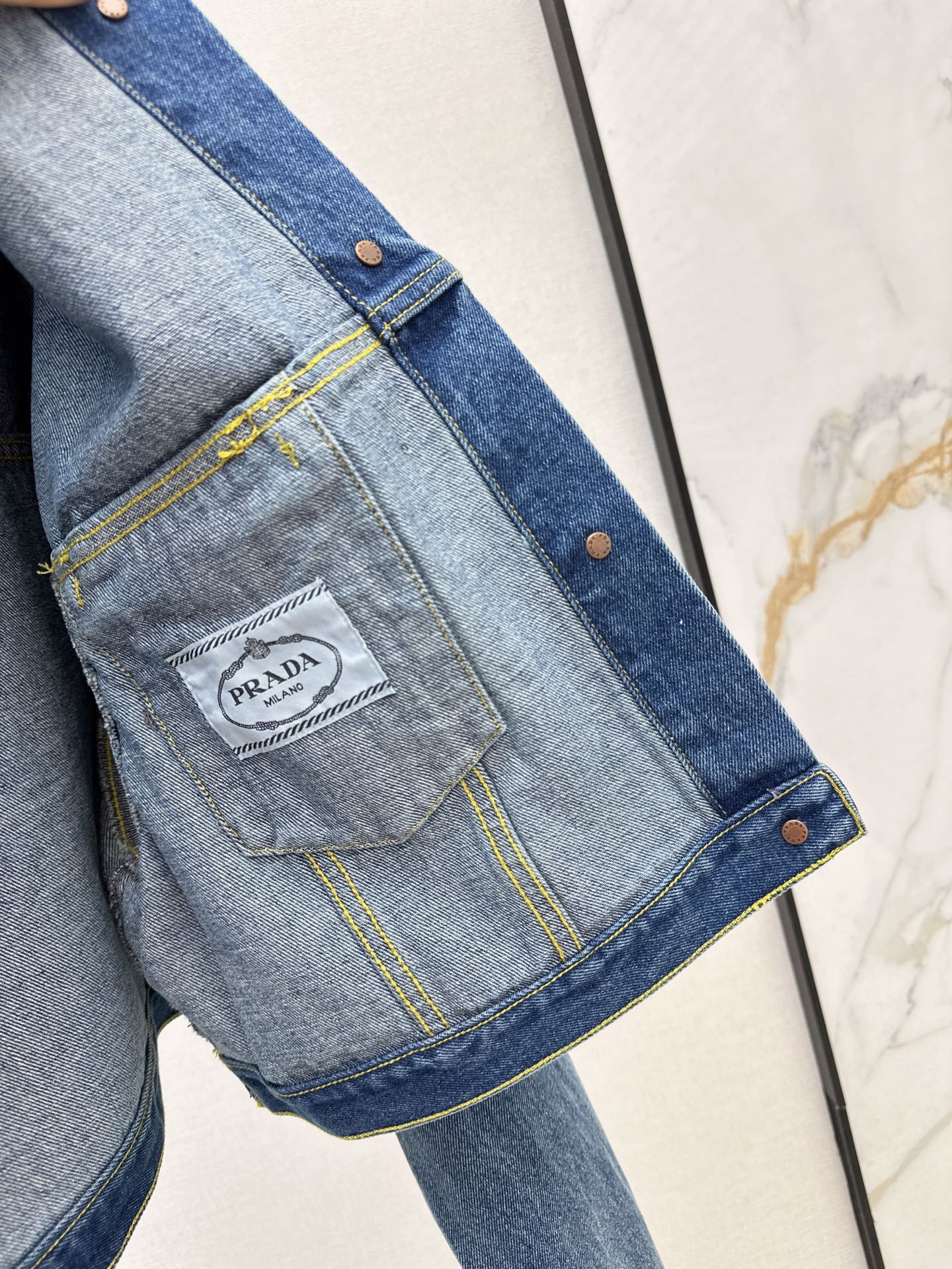 Pra 25ss crop denim jacket