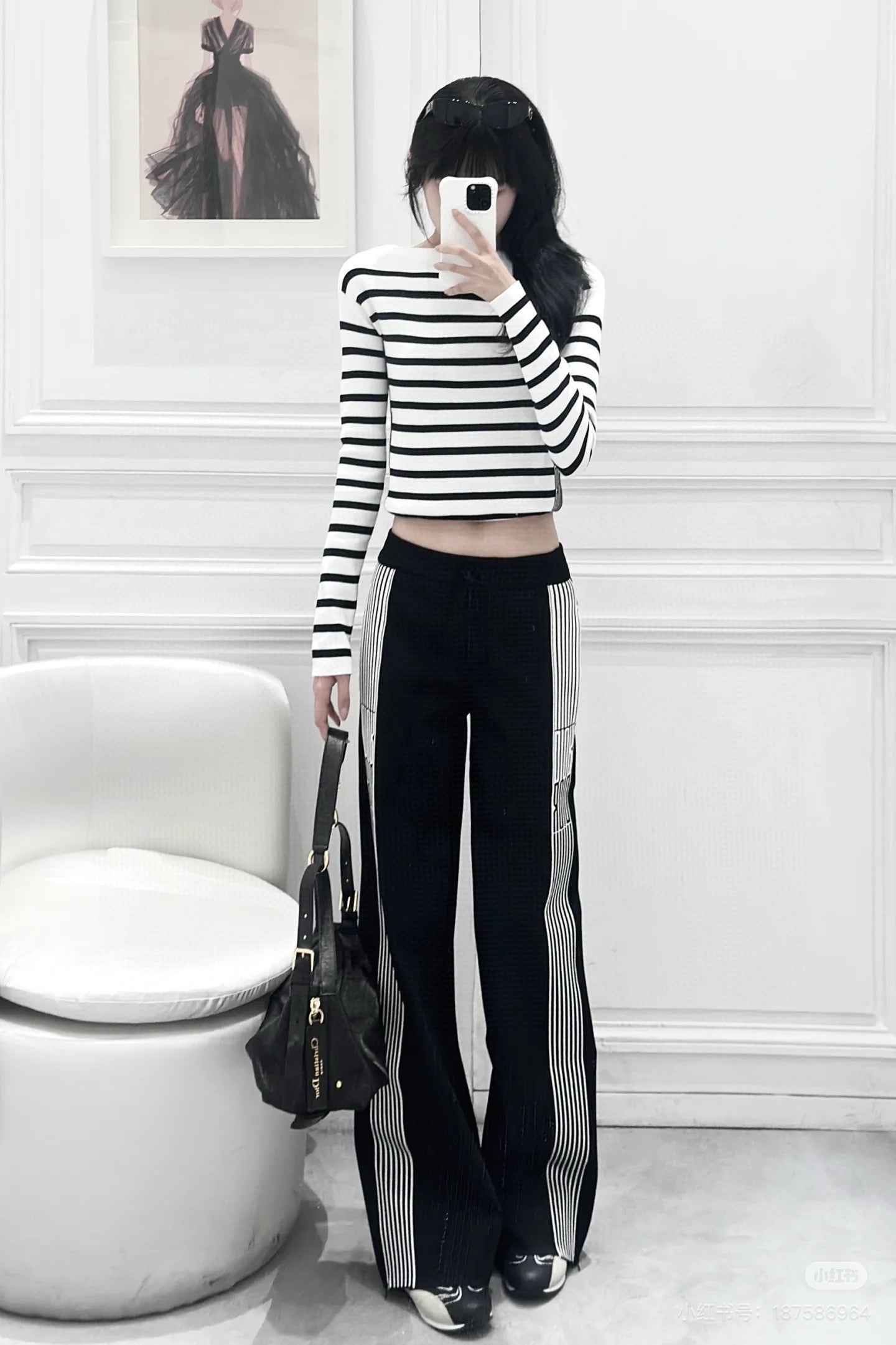 Dio 25ss wide leg pants