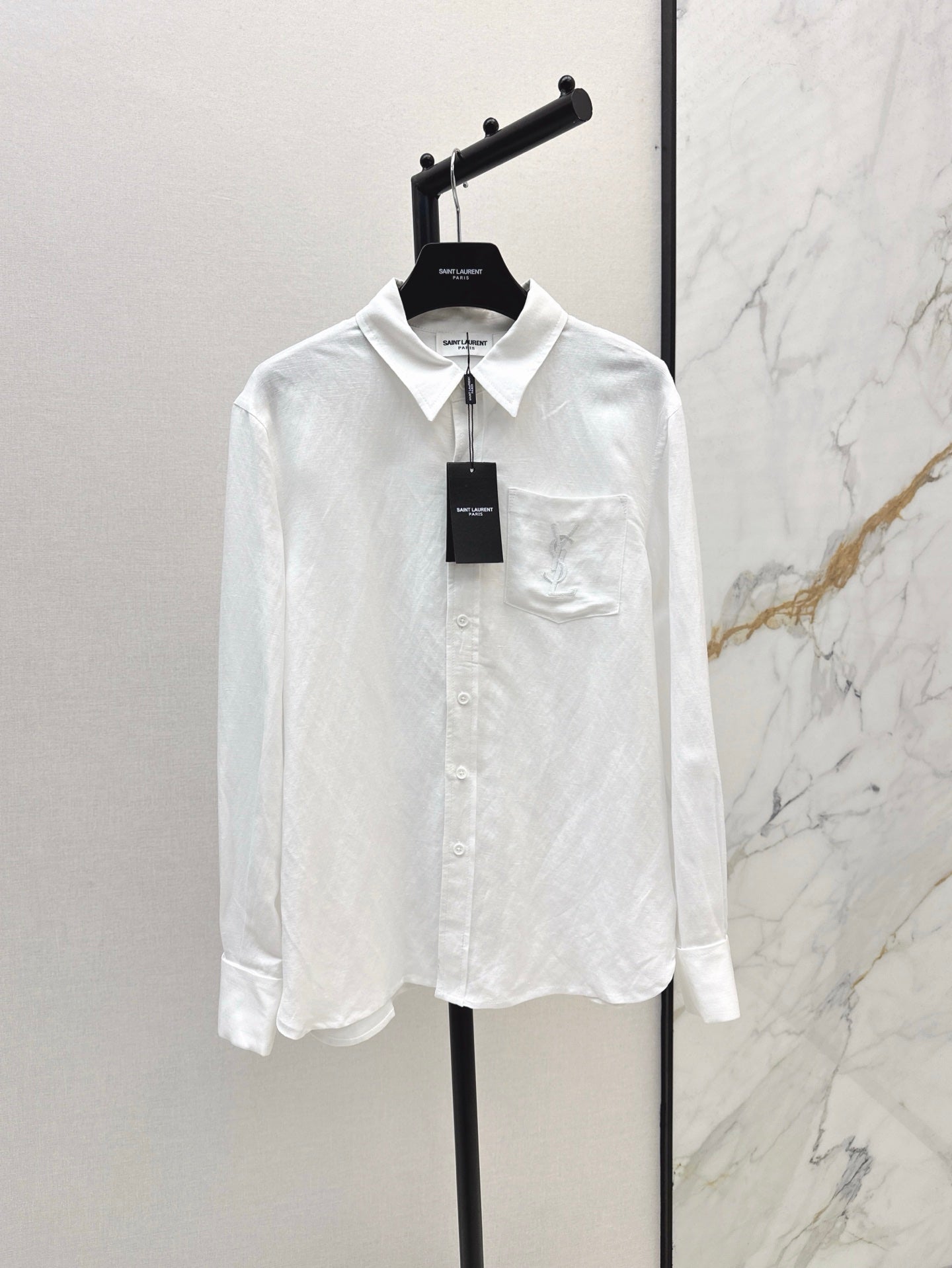 saint lau 25ss linen buttons shirt