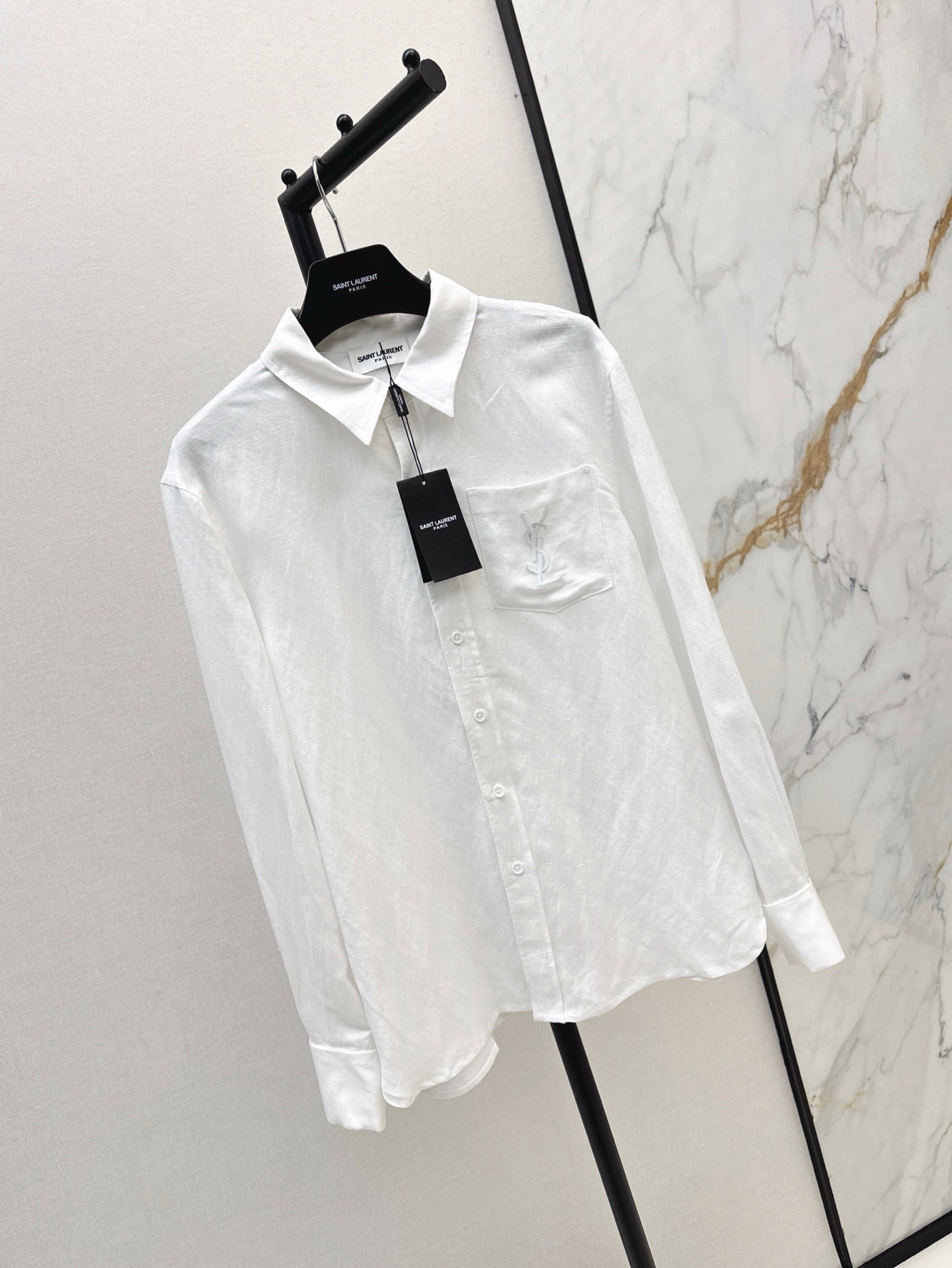 saint lau 25ss linen buttons shirt