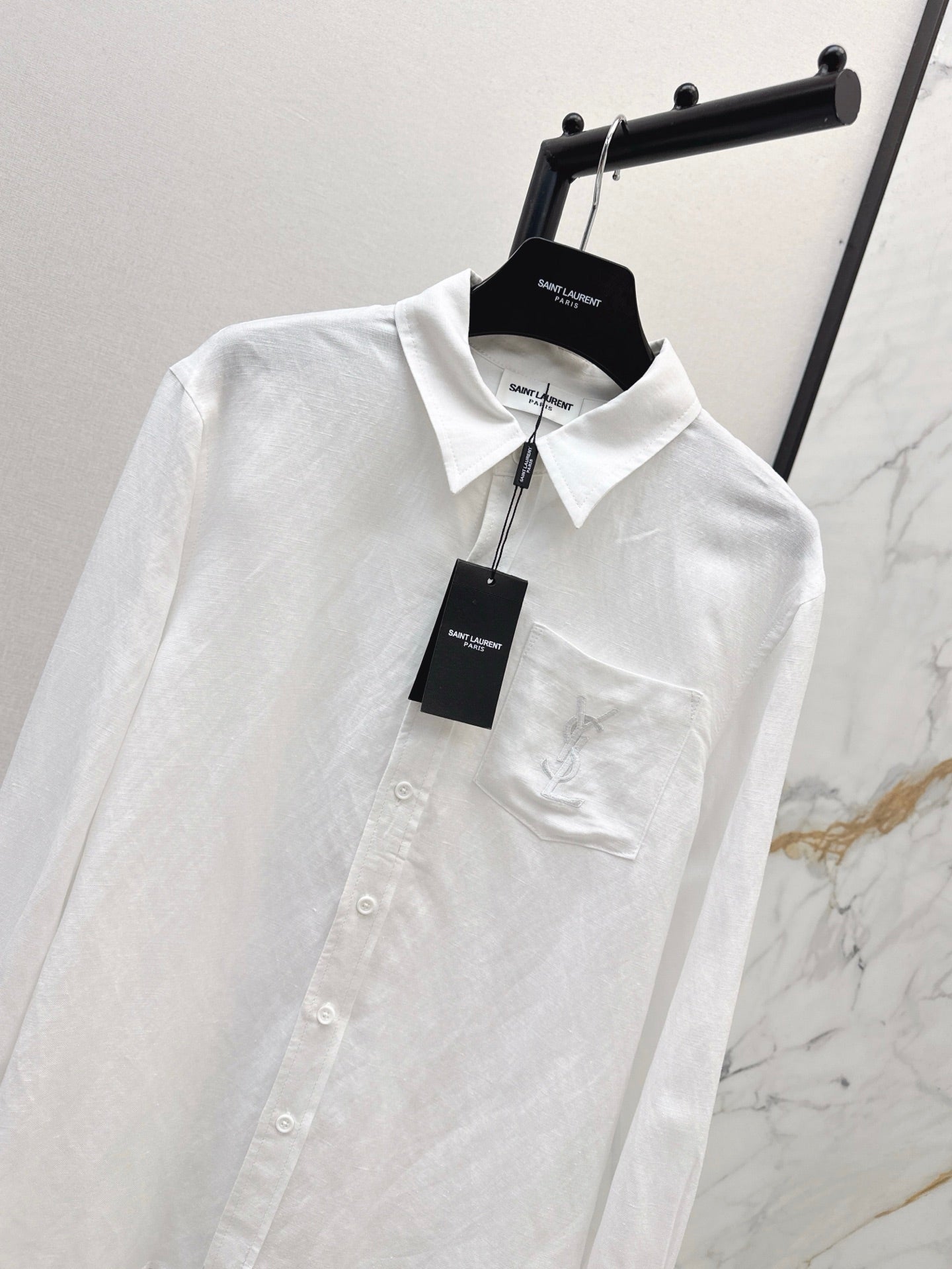 saint lau 25ss linen buttons shirt