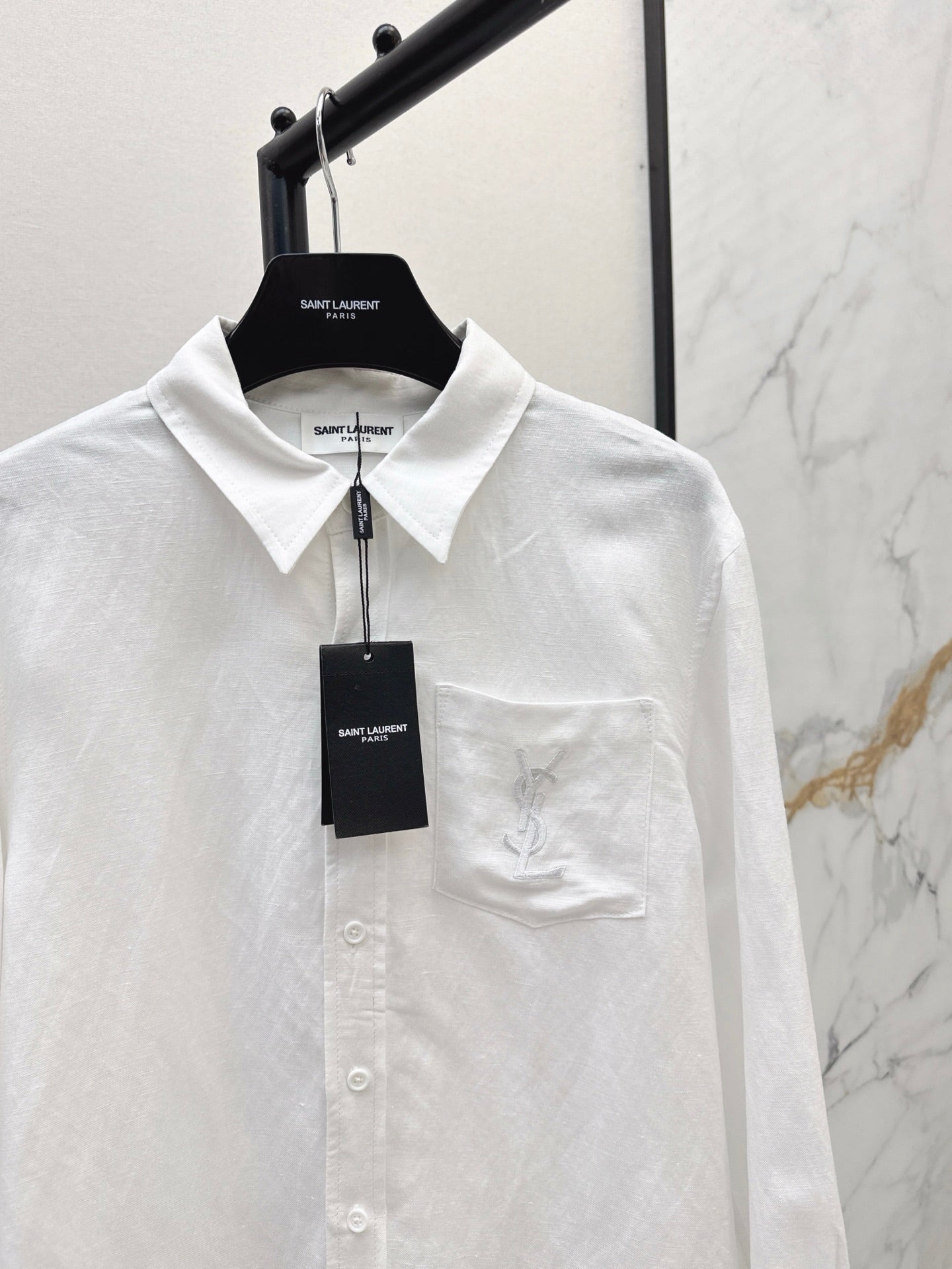 saint lau 25ss linen buttons shirt