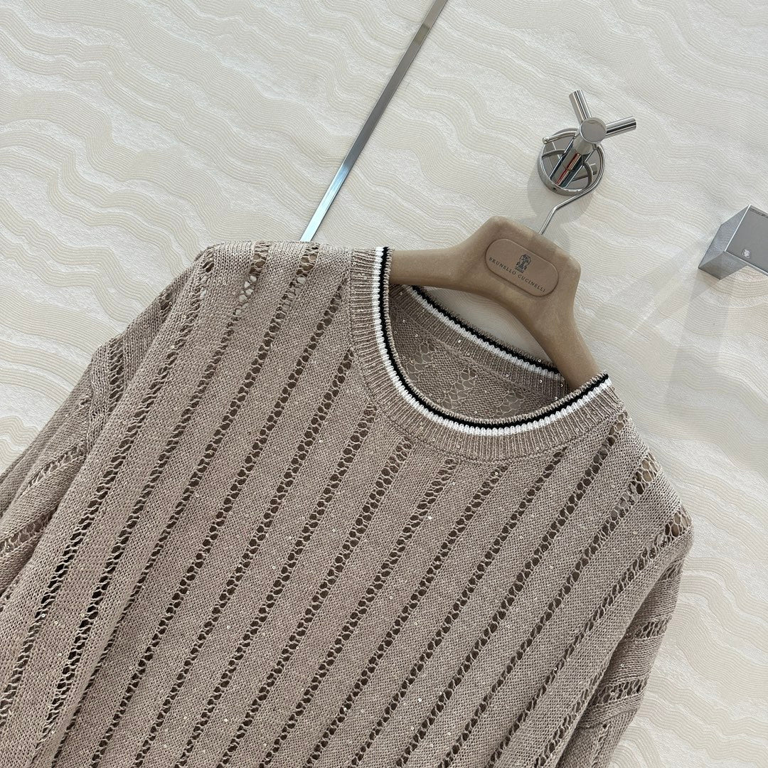 brunello 25ss knitted sweater