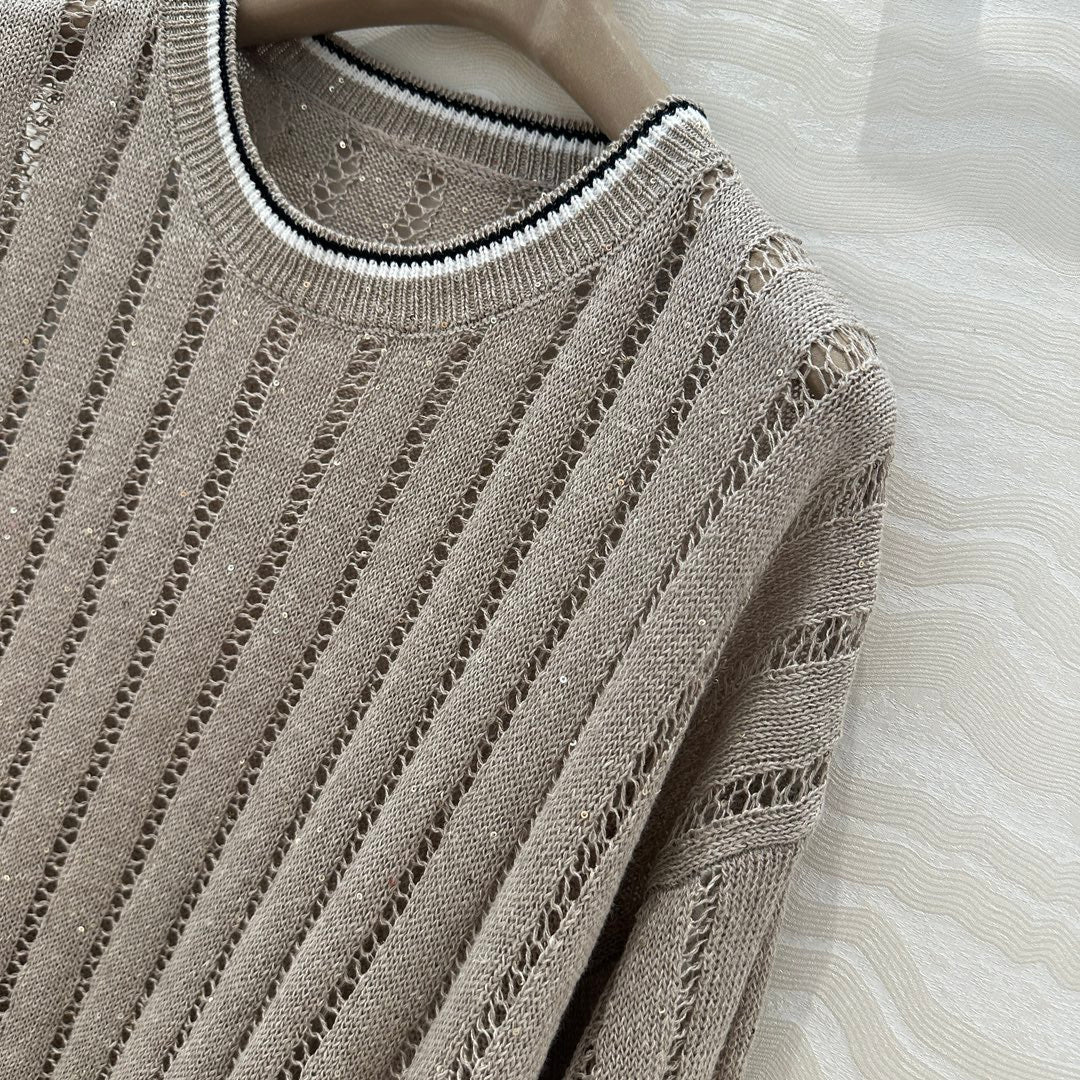 brunello 25ss knitted sweater