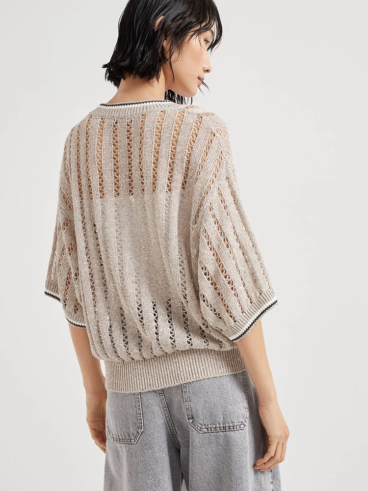 brunello 25ss knitted sweater