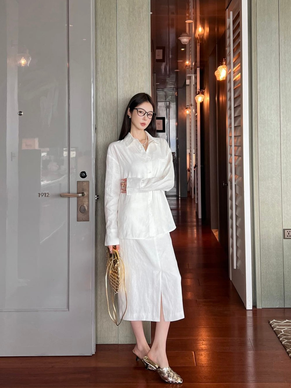 Loro pi 25ss linen shirt
