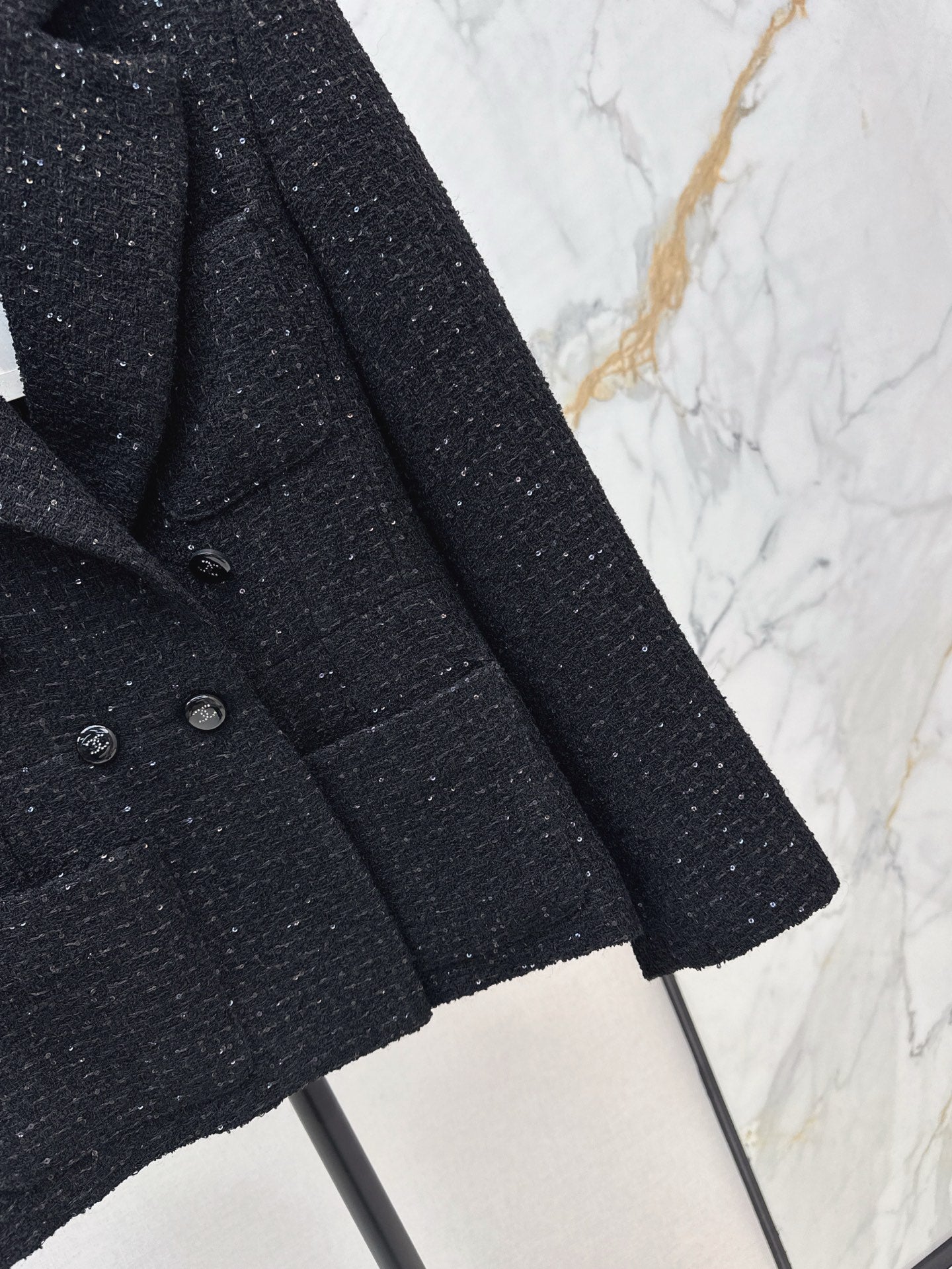 Chan 25ss rhinestone blazer