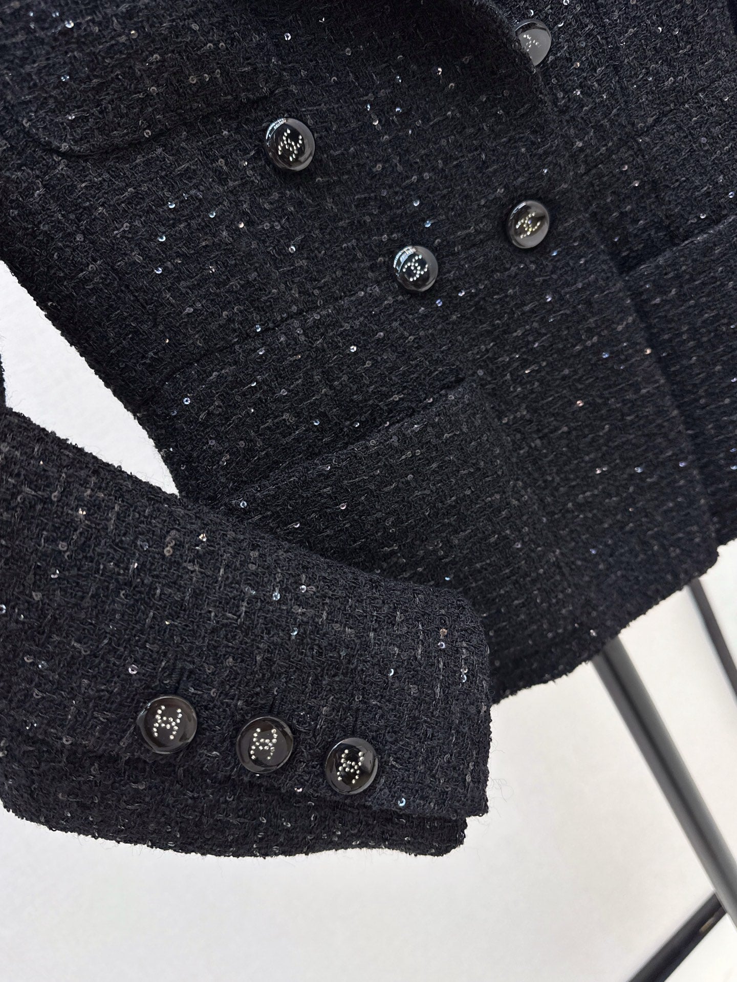 Chan 25ss rhinestone blazer